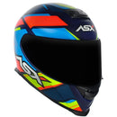 CAPACETE EAGLE FAST AZUL, VERMELHO & AZUL FOSCO ASX