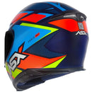 CAPACETE EAGLE FAST AZUL, VERMELHO & AZUL FOSCO ASX