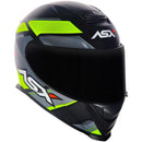 CAPACETE EAGLE FAST PRETO, AMARELO & CINZA FOSCO ASX
