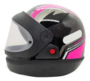 CAPACETE AUTOMATICO BOLT PRETO/ROSA EBF