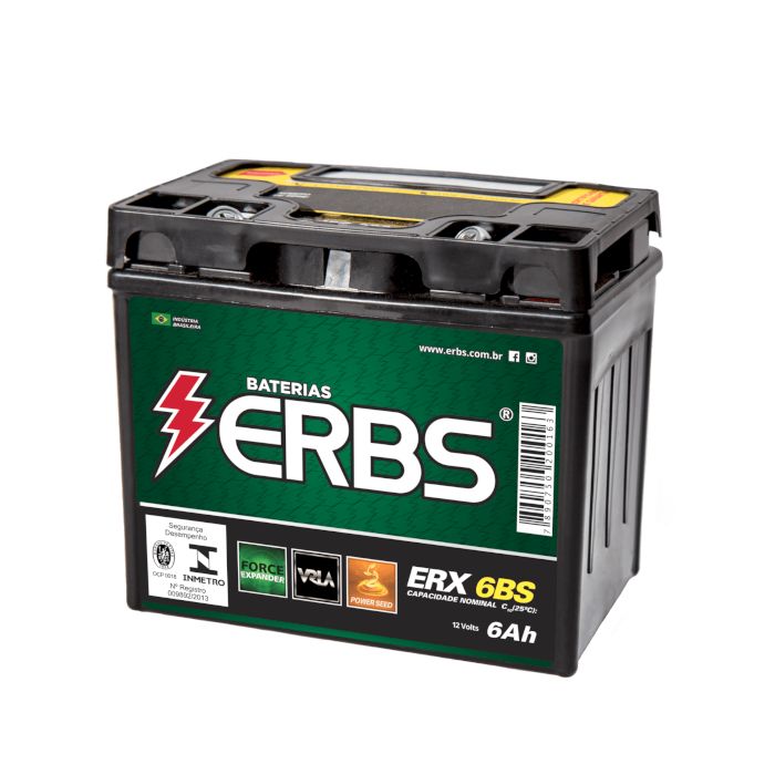 BATERIA 6AM TITAN 150/160 ES/FAN ERX6-BS SELADA ERBS