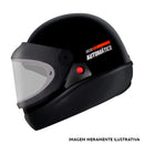 CAPACETE AUTOMATICO SOLID PRETO EBF