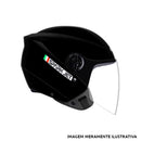 CAPACETE SPARK JET SOLID PRETO EBF