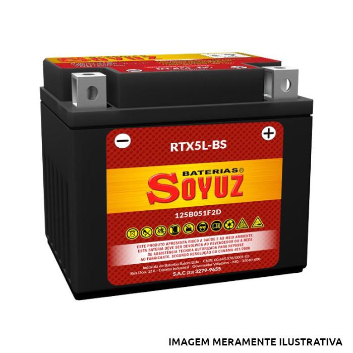 BATERIA 5AM TITAN 125 ES/150 KS/FAN RTX5L-BS SELADA SOYUZ