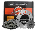 KIT TRANSMISSAO FAZER 150 14-23/FACTOR 125/150 16-23 41/14X126H 1045 FURIOUS