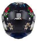 CAPACETE EAGLE CATRINA PRETO, AZUL & VERMELHO FOSCO ASX