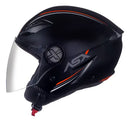 CAPACETE CITY AIR SOLID PRETO FOSCO ASX