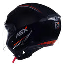 CAPACETE CITY AIR SOLID PRETO BRILHO ASX