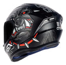 CAPACETE DRAKEN BULL CYBER PRETO & GRAFITE FOSCO ASX