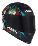 CAPACETE EAGLE CATRINA PRETO, AZUL & VERMELHO FOSCO ASX