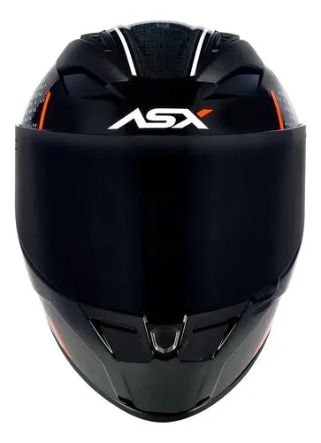 CAPACETE CITY STORM PRETO, CINZA & VERMELHO BRILHO ASX