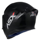CAPACETE EAGLE RACING SOLID PRETO BRILHO ASX