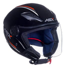 CAPACETE CITY AIR SOLID PRETO BRILHO ASX