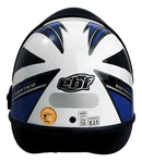 CAPACETE AUTOMATICO BOLT BRANCO/AZUL EBF