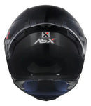 CAPACETE EAGLE RACING SOLID PRETO BRILHO ASX