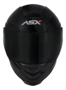 CAPACETE EAGLE RACING SOLID PRETO BRILHO ASX