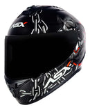 CAPACETE DRAKEN BULL CYBER PRETO & GRAFITE FOSCO ASX