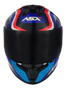 CAPACETE DRAKEN COUGAR PRETO, AZUL & VERMELHO BRILHO ASX