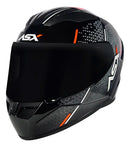CAPACETE CITY STORM PRETO, CINZA & VERMELHO BRILHO ASX