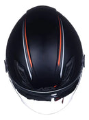 CAPACETE CITY AIR SOLID PRETO FOSCO ASX