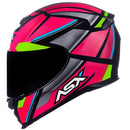 CAPACETE EAGLE EXPLORER PRETO, ROSA & PRATA BRILHO ASX