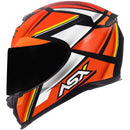 CAPACETE EAGLE EXPLORER PRETO, VERMELHO & BRANCO BRILHO