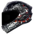CAPACETE DRAKEN BULL CYBER PRETO & GRAFITE FOSCO ASX