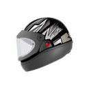 CAPACETE AUTOMATICO STYLE PRETO & PRATA EBF