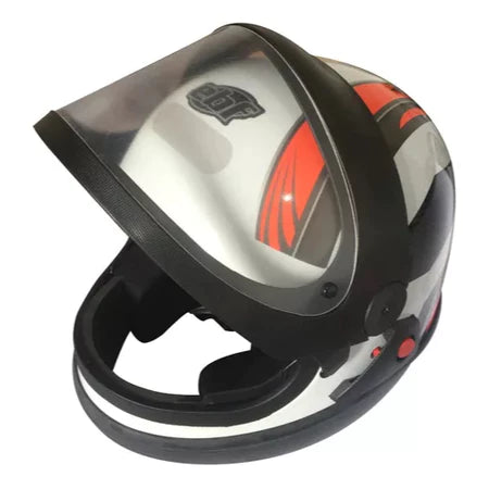 CAPACETE AUTOMATICO BOLT BRANCO & VERMELHO EBF