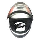 CAPACETE AUTOMATICO BOLT BRANCO & VERMELHO EBF